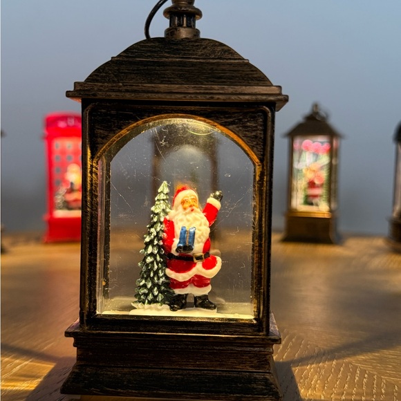 Other - Christmas LED Santa Lantern | Mini Holiday Decor Night Light